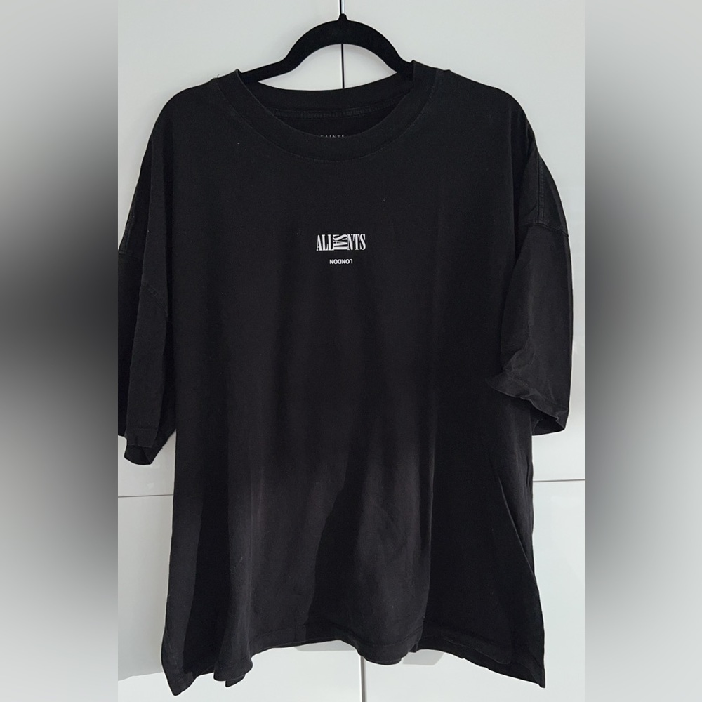 ALL SAINTS men's oversized fit t shirt, size XXL